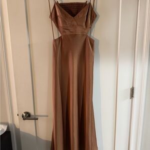 A.L.C. Copper Backless Dress